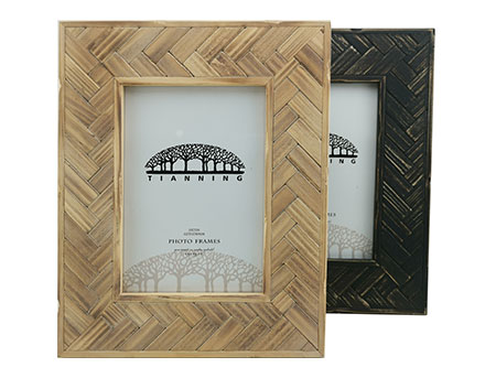 Wood Plank Design Photo Frames