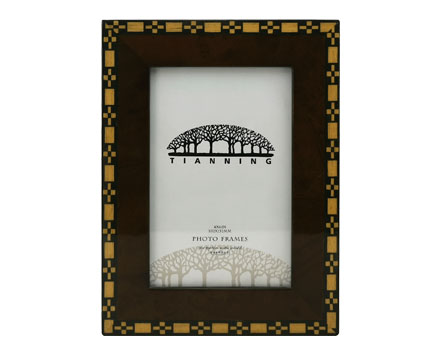 High Quality Sublimation A4 Dark Wood Frame 16x20 Natural Wood Frame Rustic Wood Frames  Photo Albums & Accessories