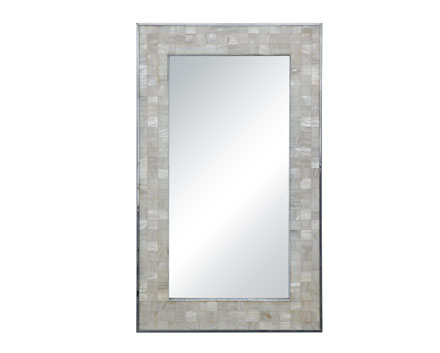 Custom Mosaic Hotel Living Room Decoration Shell High End Mirror Mother of Pearl Photo Frame