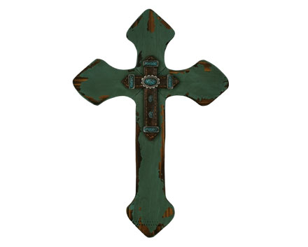 Lazada Christians Cross with  Kallaite and Metal Decor Wooden Crosses Table Centerpieces Farmhouse Wall Sign for Home Easter Party Indoor Outdoor Decorations