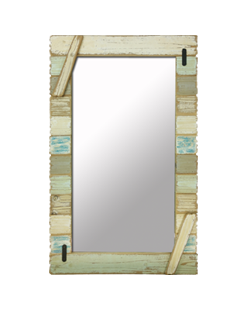 Rustic Wooden Framed Mirror