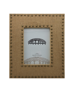 Grasscloth Photo Frame