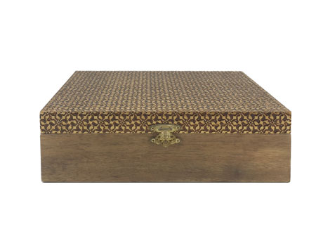 Natural Hardwood Wooden Jewelry Box