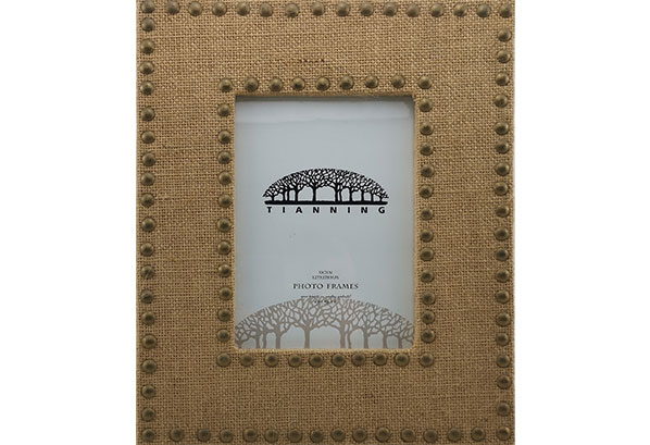 Grasscloth Photo Frame