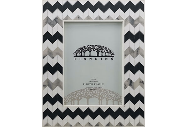 Chevron Bone Photo Frame