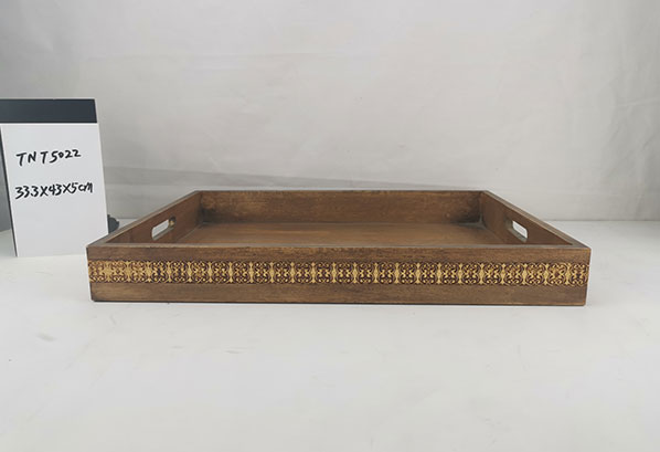 Wooden Christmas Serving Tray