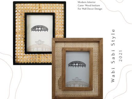 Invite The Mid Century Style Into Your Home - Woven Photo Frame