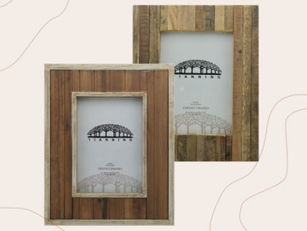 Rustic Colours To Refresh Your Style - Woven Photo Frame
