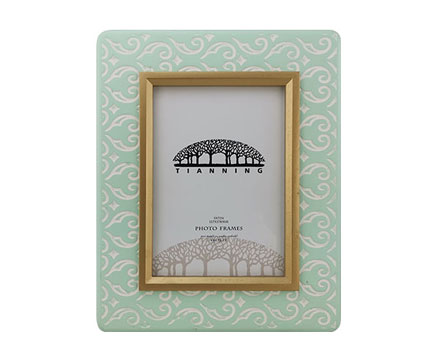 Ceramic Floral Photo Frame