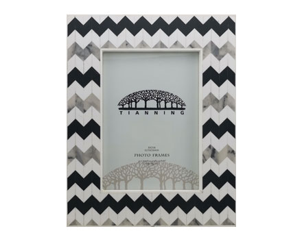 Chevron Bone Photo Frame