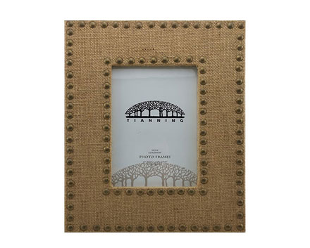 Grasscloth Photo Frame