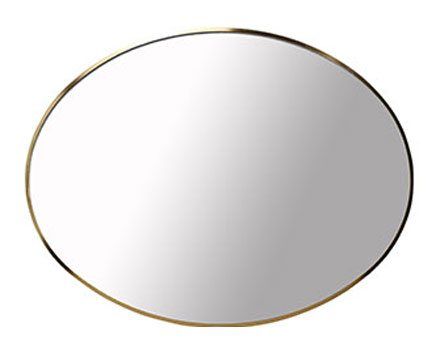 Oval Metal Mirror