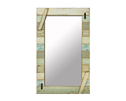 Rustic Wooden Framed Mirror