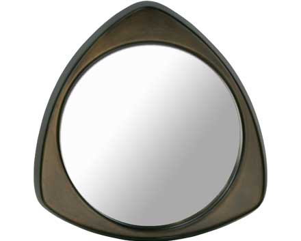 Factory Cheap Personal Fitted Oval Design Modern Unique Decorative Wooden Mirror Wall Mirror