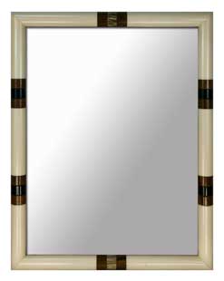 Amazon Hot Sellings Natural Horn Wooden Wall Mirror with Acryric Decor Frame  Dressing  Wall Mirrors