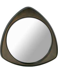 Factory Cheap Personal Fitted Oval Design Modern Unique Decorative Wooden Mirror Wall Mirror