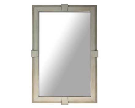 Fitness Mirror Vanity Mirror Dress Mirror Simple Wood Frame Mirror Grey Wood Framed Mirror