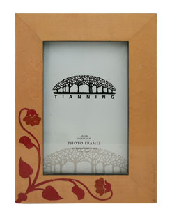 Beautiful Wall Art Wooden picture frame Photo frame with Flower Design Photo Display