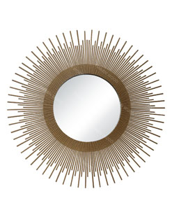 Elegant Vintage Design Decorative Make Up Mirror Design Round Mirror with Stick Deco