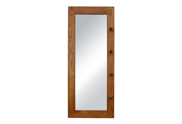 full length rustic wood mirror