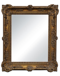 Antique Mantel Mirror Classic Accent Mirror Wall for Livingroom  Handmade Mantel Mirror