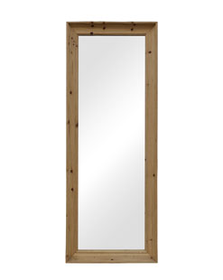 Dressing Mirror with OEM Retro American Full Body Mirror Wooden Frame Floor Mirror