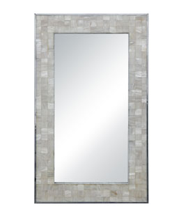 Custom Mosaic Hotel Living Room Decoration Shell High End Mirror Mother of Pearl Photo Frame