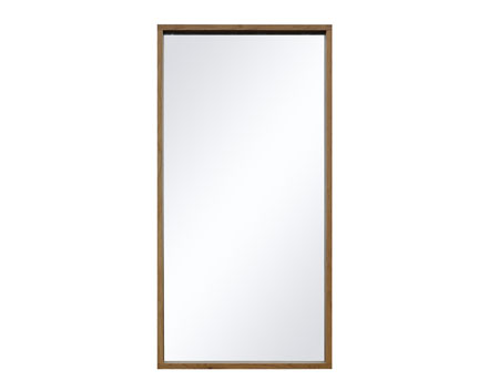 Hotel Mirror Wood Frame Mirror Solid Pine Wood Wall Mirror