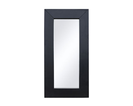 Customized Size Long Black Frame Mirror Wood Framed Rectangle Wall Mounted Long Dressing Room Full Body Length Mirror