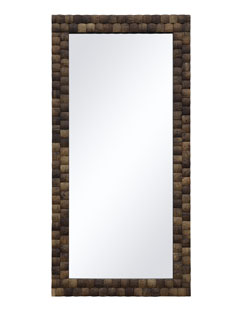 Best Choice Adorable Mirror Coconut Shell Decoration Frame Mirror Timber Frame Wall Mirror