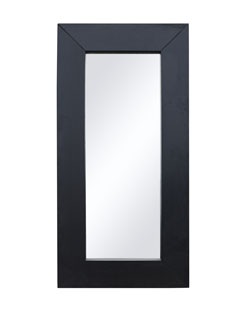 Customized Size Long Black Frame Mirror Wood Framed Rectangle Wall Mounted Long Dressing Room Full Body Length Mirror
