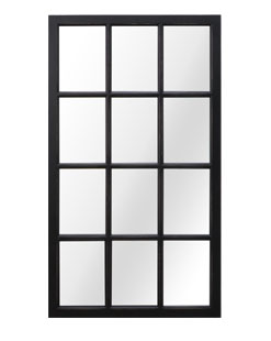 Household Essentials Windowpane Wall Mirror 12 Panel Window Mirror