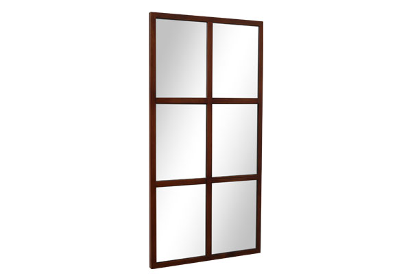 multipanel wooden wall mirror 2