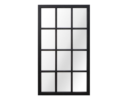 Household Essentials Windowpane Wall Mirror 12 Panel Window Mirror