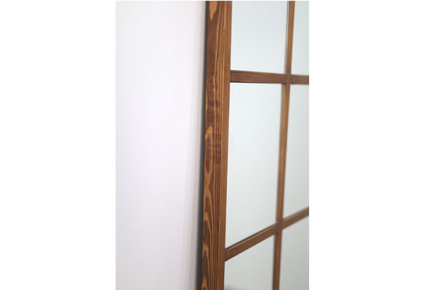 wood hanging living room mirror 3