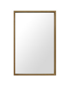 Walmart Wood Wall Mirror Rectangle Bathroom Light Color Frame Mirror for Bedroom, Living Room,entryway,vanity Vertical or Horizontal Hanging