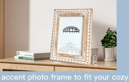 White Barnwood Frame