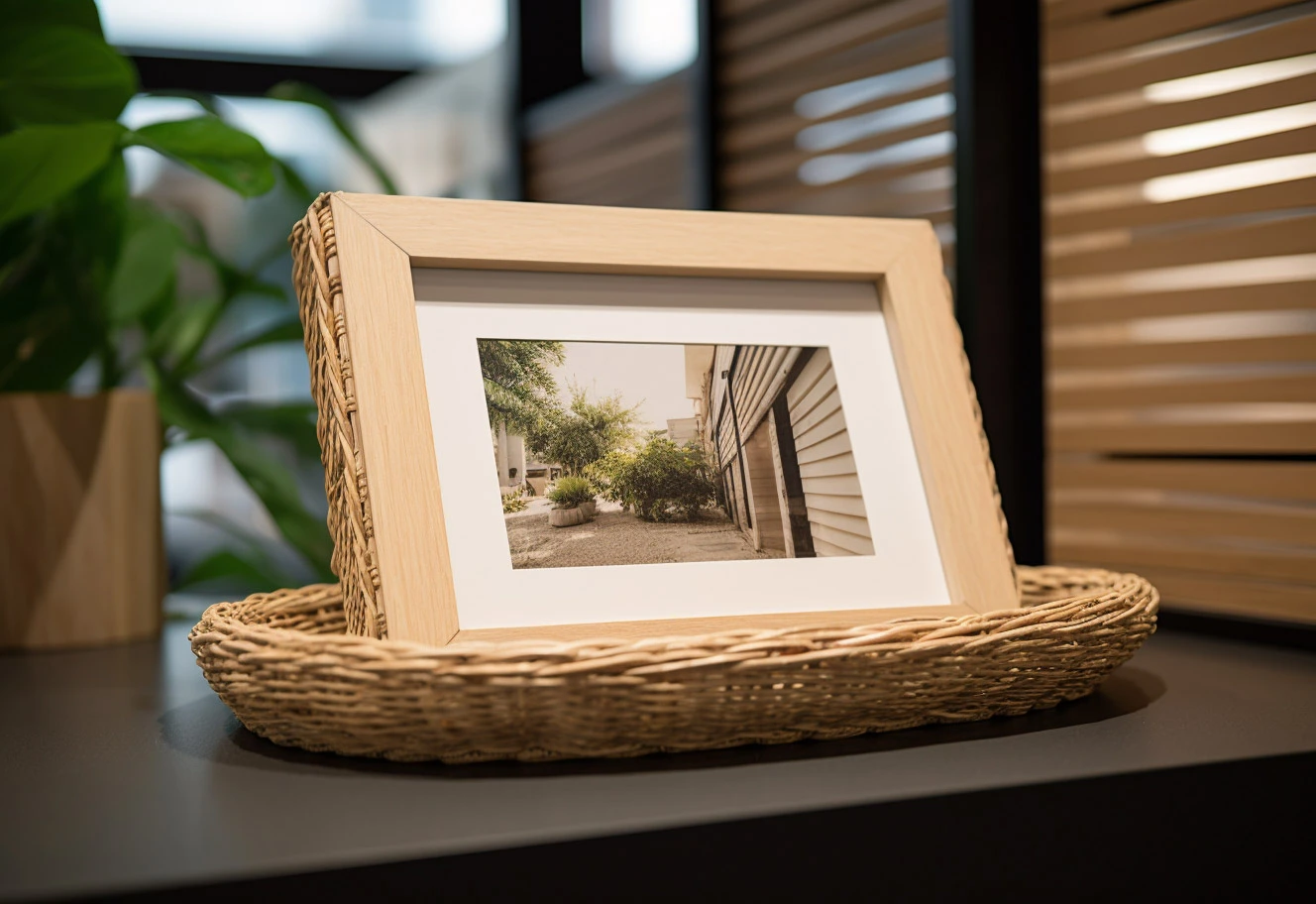 cane photo frame wholesale