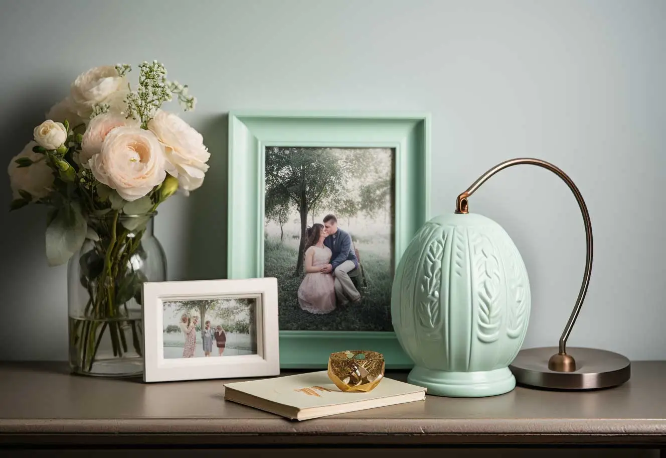 classic ceramic floral photo frame wholesale 