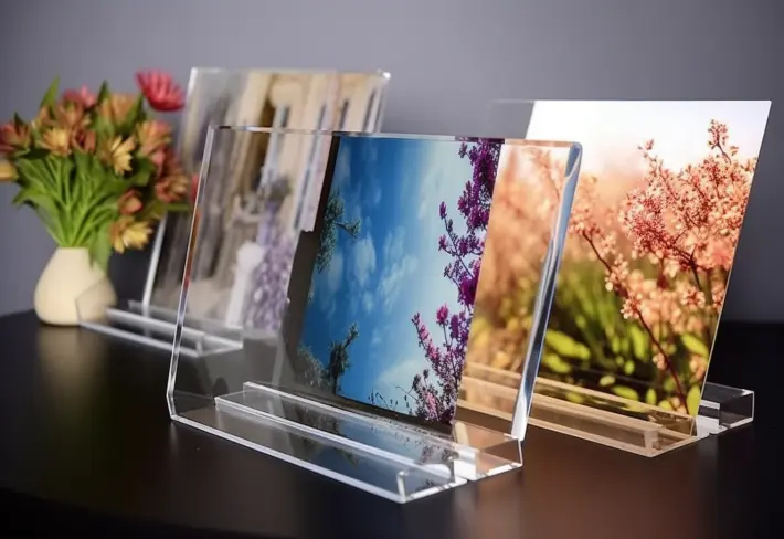 acrylic frameless picture frames manufacture
