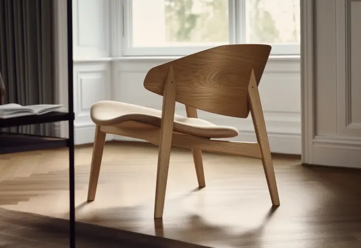 scandinavian lounge chair and ottoman bulk 